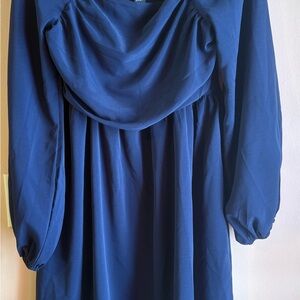 SHEIN Navy Smocked Dress